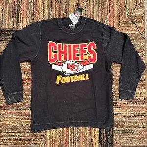 NFL Women’s Chiefs Black Long Sleeve Tee